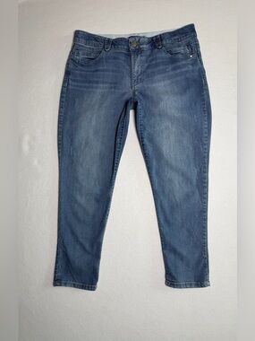 Democracy Ab-Solution Skinny Crop Jeans Medium Wash Size 16